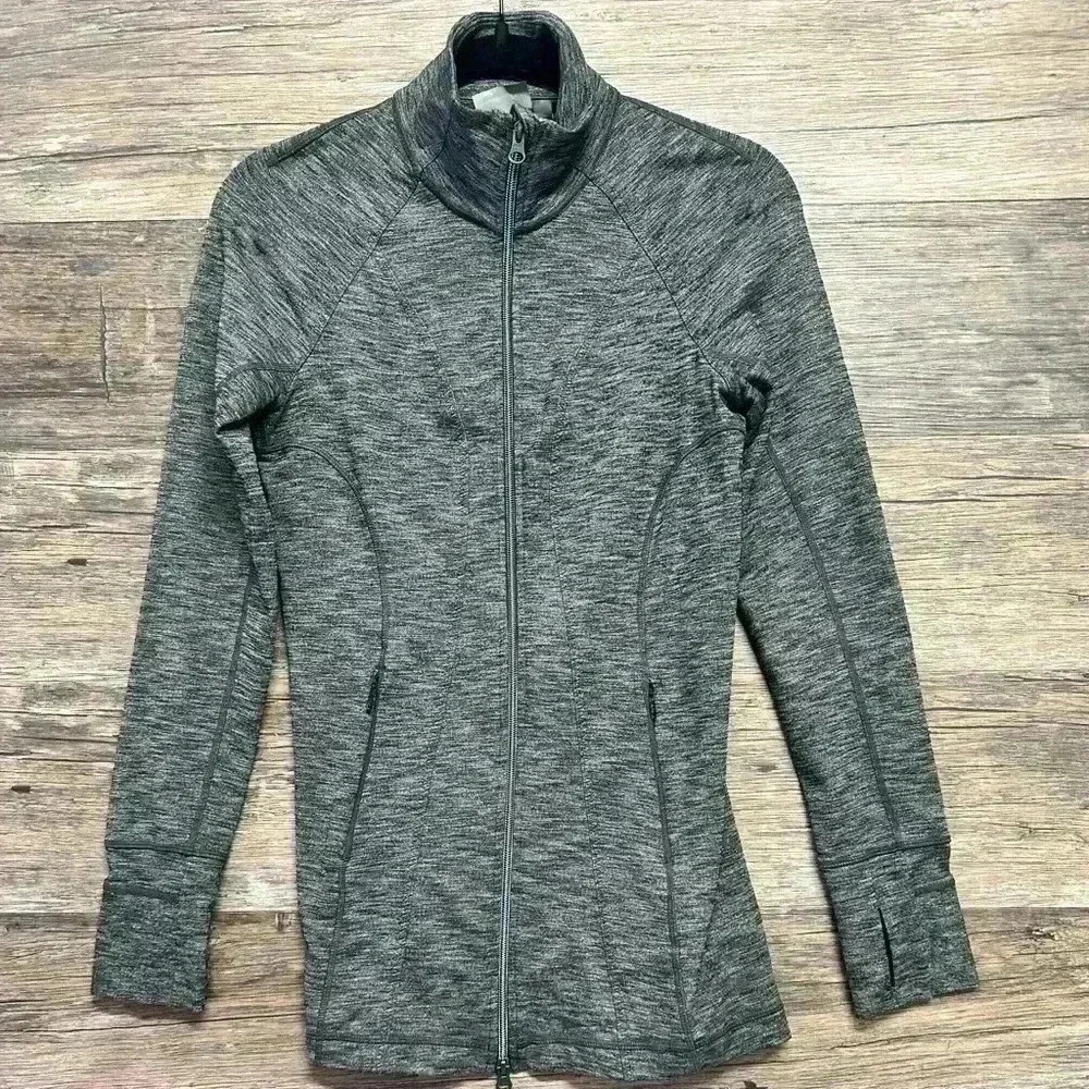 Athleta Gray Full-Zip‎ Jacket Women’s XS